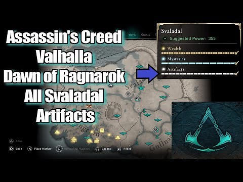 Assassin's Creed Valhalla Dawn of Ragnarok Svaladal Artifacts Guide