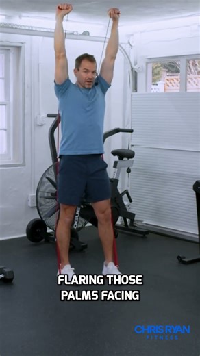 Tone those triceps—Overhead Band Extension! 💪🔥