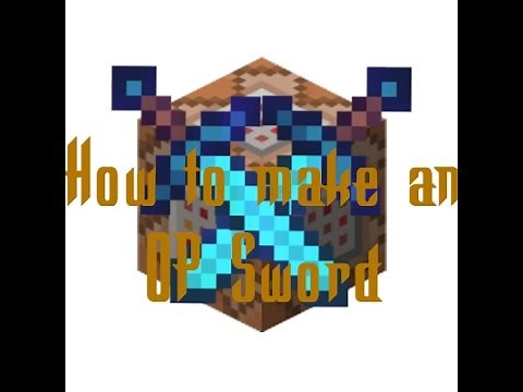 How to get an Epic OP Sword using Command Blocks - Minecraft