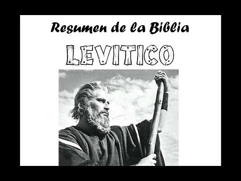 BIBLIA - LEVITICO - RESUMEN Y ANALISIS