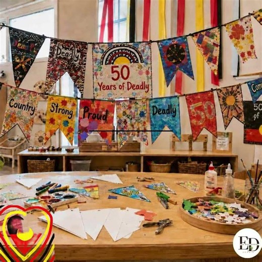 Make Your Own NAIDOC Week Room Bunting and Decorations 🖤💛❤️