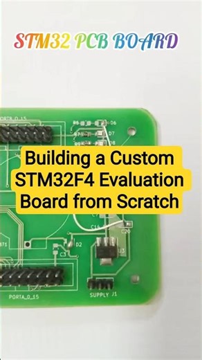 Building a Custom STM32F4 Evaluation Board from Scratch #STM32 #EmbeddedSystems #PCBDesign