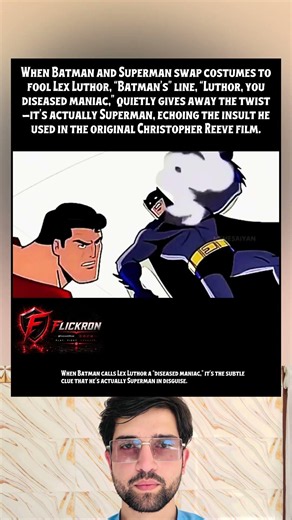 WHEN BATMAN AND SUPERMAN SWAP COSTUMES TOFOOL LEX LUTHOR, "BATMAN'S