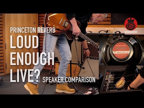 Can a Princeton Reverb Handle Live Band Volume? – Speaker Shootout
