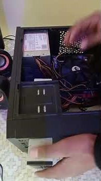 DVD Rom iserting in old pc #computer #computertechnic #experiment