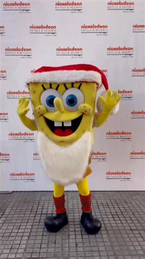 Nickelodeon Resort Punta Cana by Karisma on Instagram: "POV: You just checked in and Santa SpongeBob is the first to welcome you."