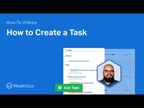 How to Create a Task in Wealthbox