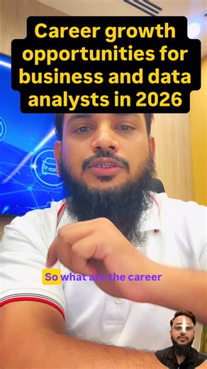 Business Analyst vs Data Analyst Career Path in 2026 🚀 BA & Data Analyst Career Growth Roadmap (2026 Guide). Career Opportunities for Business & Data Analysts in 2026 From Analyst to Manager? Career Path Explained (BA & Data)Most people enter BA or Data roles without thinking long term. But career growth is different for both. Business Analyst → Senior → Lead → Manager → Consultant Data Analyst → Senior → Analytics Lead → Data Scientist → Manager In 2026, clarity will matter more than tools. Fo