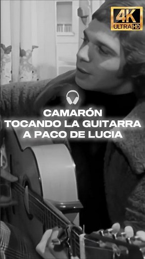 🎸 Camarón de la Isla tocando la guitarra a Paco de Lucía… y Paco gozándolo como un niño [4K] 🔥