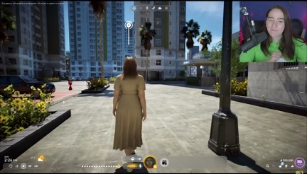 Clothing Physics Simulation in inZoi