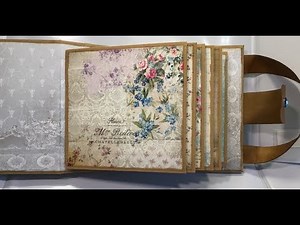 Mini Album Purse Part 2 Pages & Binding