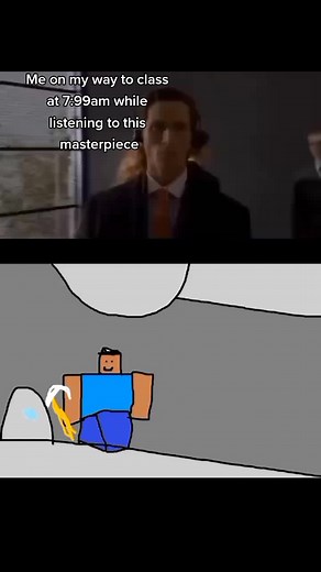 American Psycho Parody in Minecraft with Take On Me Meme