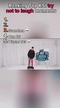 Ranking The Best & Funniest KSI Moments #ksi #trynotolaugh #ranking #fyp #top5 #sidemen #jj