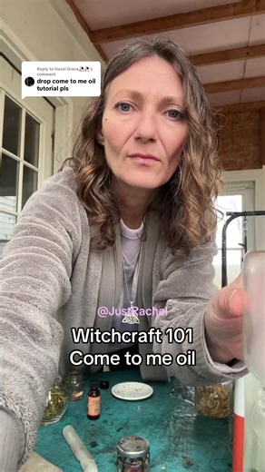 Replying to @Hazel Grace🥀🥀 witchcraft 101 come to me oil. This is how I make mine. #spells #witchtok #witchtip #witchcraft #witch