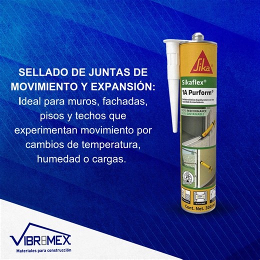 14 reactions | ¿Ya conoces todos los usos de nuestro nuevo Sikaflex®-1A Purform®? Descubre todas sus aplicaciones en el mundo de la construcción y entra a www.vibromex.com.mx para adquirir las cantidades que necesitas al instante. | VIBROMEX | Facebook