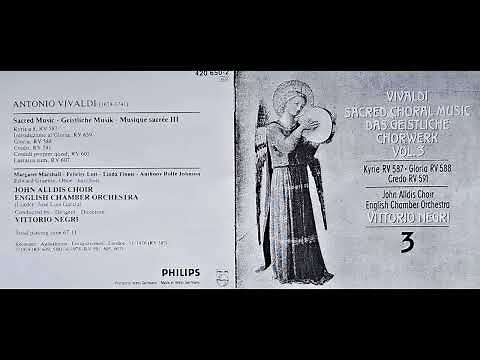 Vivaldi "Sacred Choral Music"/John Alldis Choir