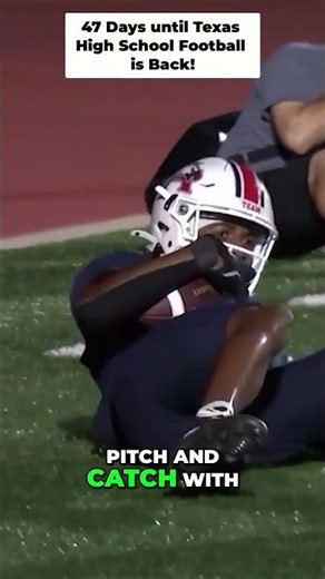 Posting 1 play every day until Texas High School Football is back! 47 Days left!
