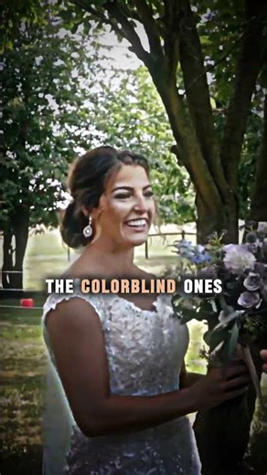 He Saw Color for the First Time at His Wedding 🥹🌈