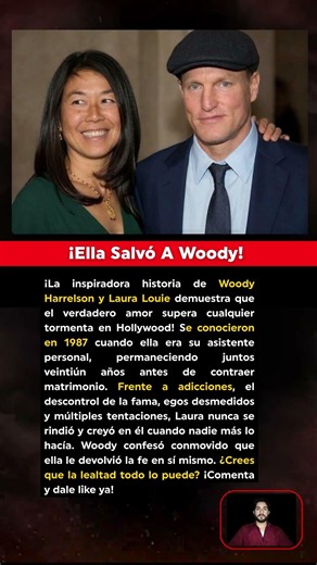 INSPIRADOR: "Ella me hizo creer en mí": Las emotivas palabras de Woody Harrelson sobre su esposa