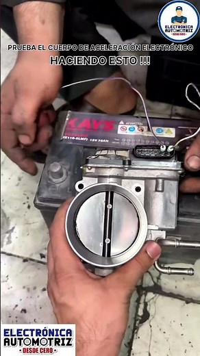 TEST THE ELECTRONIC THROTTLE BODY BY DOING THIS!!! #automotiveelectronics #automobile