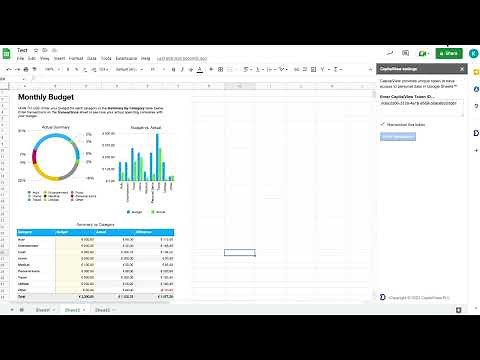 Automate bank transactions into Google Sheets