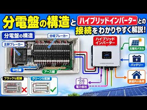 Understanding Solar Power: Wiring Diagrams for Distribution Boards and Hybrid Inverters