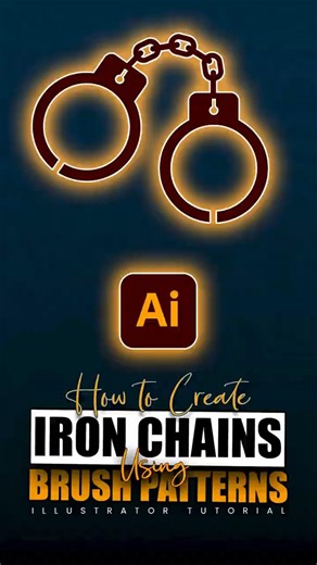How to Make Iron Chain Designs with Illustrator Brush Patterns
