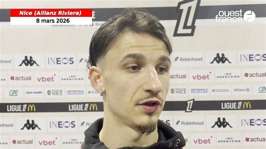 VIDÉO - Stade Rennais. Estéban Lepaul regarde vers le haut après la claque infligée à Nice