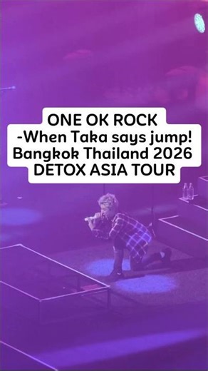 ONE OK ROCK -Stand Out Fit In | Bangkok 2026 #oneokrock #toru #taka #tomoya #ryota #shorts #trending