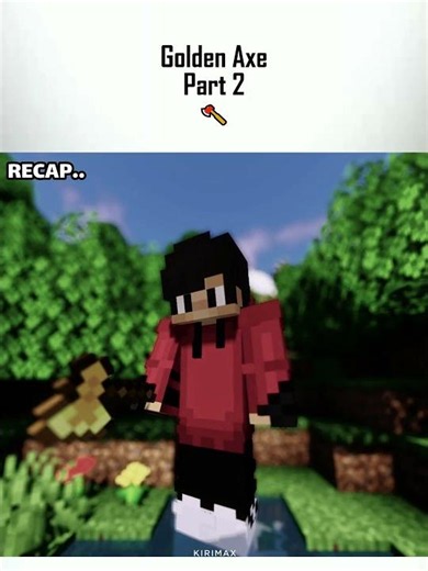 Golden Axe part 2 😂🪓 #minecraft