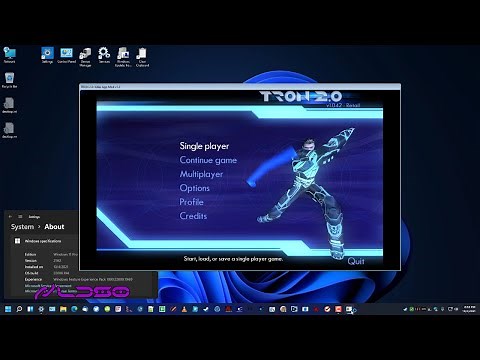 TRON 2.0 on Windows 11 (October 5, 2021)