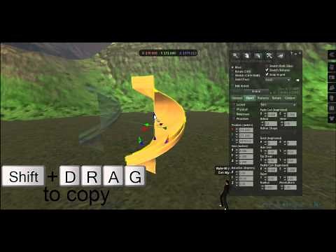 Creating a 2 Prim Second Life Spiral Staircase