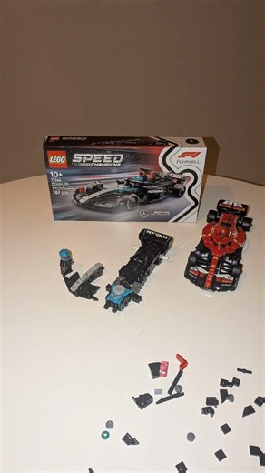 Satisfying LEGO Mercedes F1 Stop-Motion Build! 🏎️