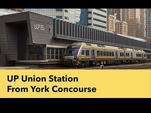How to get way to UP Express Union Station from the York Concourse