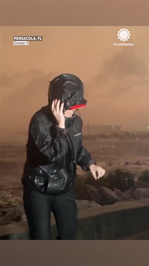 "Lights out!" Dangerous wind gusts and flashing lightning created a dr... | pensacola florida