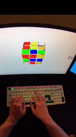 4.94s Virtual Rubik’s Cube Solve: First Reverse 3x3 Guide