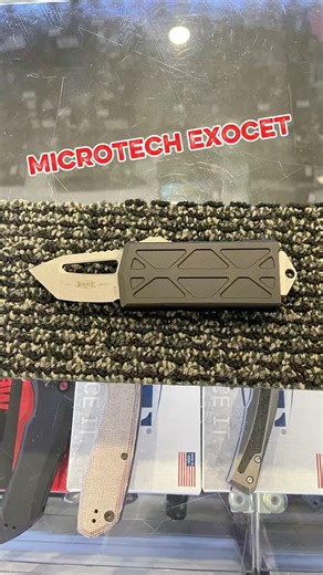 Microtech Exocet. California Legal SWITCH BLADE?! 🤯 #edc #microtech #fyp #shorts
