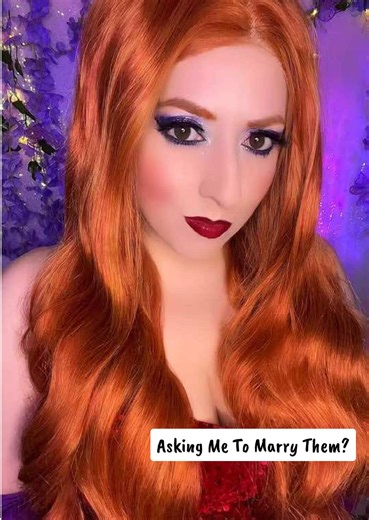 Come fall in love with Jessica Rabbit this Valentine’s Day - If you’re seeing this then I’m probably performing LIVE on TikTok as Jessica. Head on over to @SarahSingsUK | Musicals&Disney to say hello! 💋💜 #jessicarabbitcosplay #whoframedrogerrabbit #nostalgia #cosplaygirl #jessicarabbitmakeup