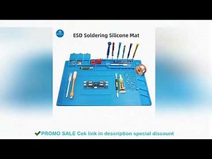 Antistatic ESD Soldering Silicone Mat Heat Resistant Insulation Work Mat Soldering Station Kit Repai