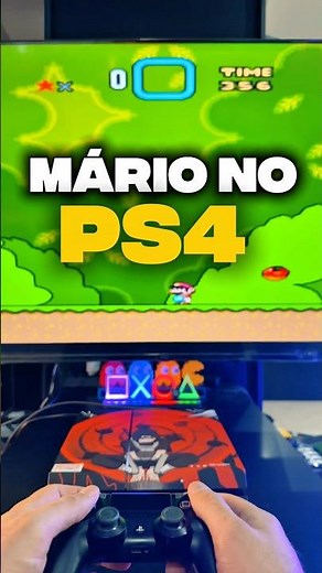 I played Super Mario on PS4. #ps4