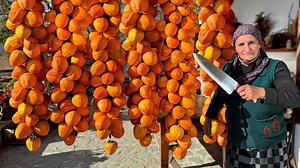 Harvested a crop of fresh persimmons in our garden! Cooking a delicious oriental pie with persimmons, a very tasty homemade dessert for tea ❤ #pastry #pie #persimmon | Sweet Village