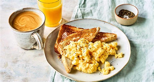 Microwave scrambled eggs