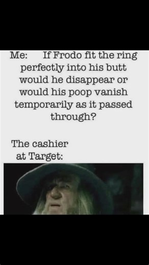 The Cashier Middle-Earth meme #thelordoftherings