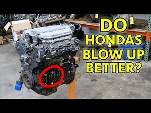 Obliterated Honda Accord J35 V6 Teardown. Customer States: "Vehicle Shut Off" OH I BET IT DID!