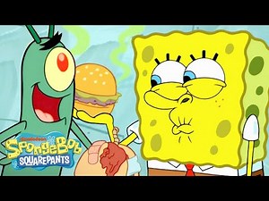 Plankton FAILS to Make Krabby Patties for 10 Minutes Straight! 🍔 | SpongeBob