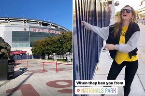 World Series flashers Julia Rose, Lauren Summer return to Nationals Park