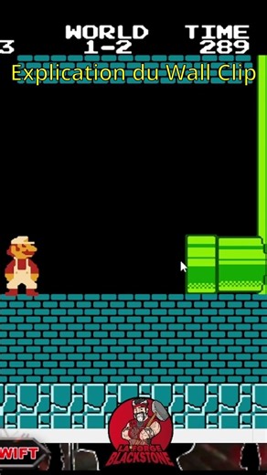 EXPLICATION DU WALL CLIP #nes #nintendo #smb1 #supermario #supermariobros #speedrun #emulator