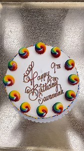 165K views · 10K reactions | #happybirthday #rainbow #Writing #cakedecorating | Hans Westermark | Facebook