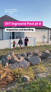 Bonding and inspection is complete. 😅 I’m exhausted! Its made my heart so happy to see kids using and enjoying the pool! I was crazy nervous about the inspection but it went super well! Im terrified to get the equipment going because I know i’ll hit some kind of bump in road! So far so good though…. #diy #diypool #diyingroundpool #diyprojects #pool #yardwork | Eternal Harvest Decor