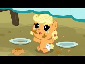 Baby Applejack - More apple fritter? - More Applefwittur?